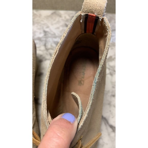 Sperry Top Sider Women's Harlow Sand Suede Wedge Ankle Boots Bootie SIZE 7M - Picture 8 of 12